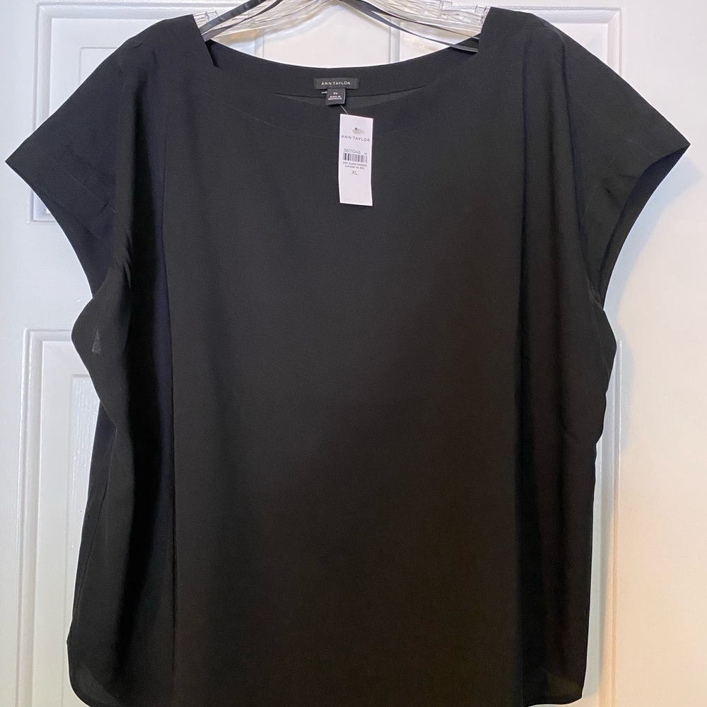 Black Ann Taylor Women's Top